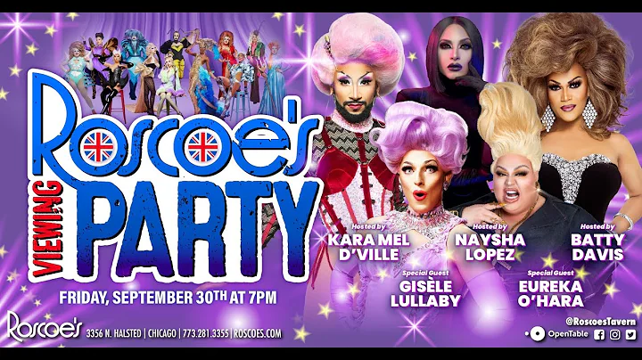 Eureka & Gisle: Roscoe's RPDR UK 4 Viewing Party w...