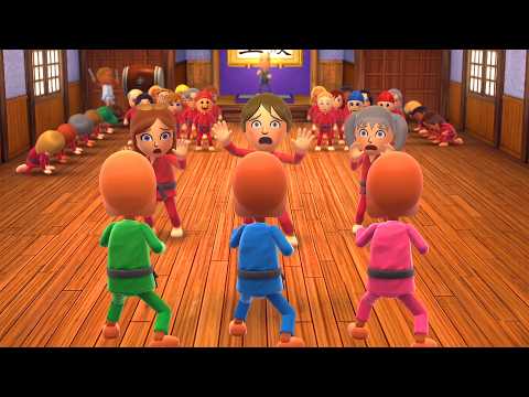 Wii Party U – Dojo Domination with Hamburger! Full Challenge Gameplay 4K UHD