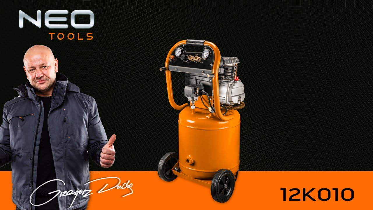 Kompresor olejowy pionowy 40 litrów Neo Tools