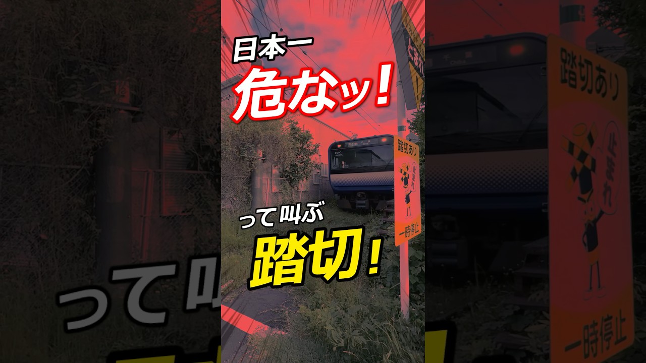 日本一危ない!って叫ぶ踏切