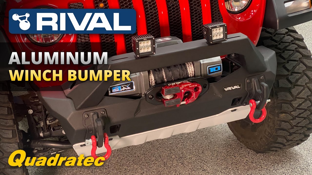 Rival 4x4 Aluminum Front Winch Bumper Review for Jeep Wrangler & Jeep  Gladiator