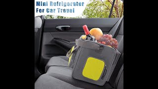 Gitenvy 15 Quarts Car Cooler 12V Refrigerator Plug In, 14L Portable Electric Cooler For Travel, Mini