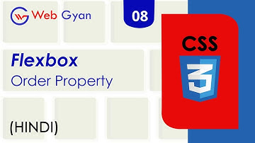 CSS Flexbox Order Tutorial in Hindi.