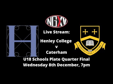 LIVE RUGBY: HENLEY COLLEGE vs CATERHAM SCHOOL