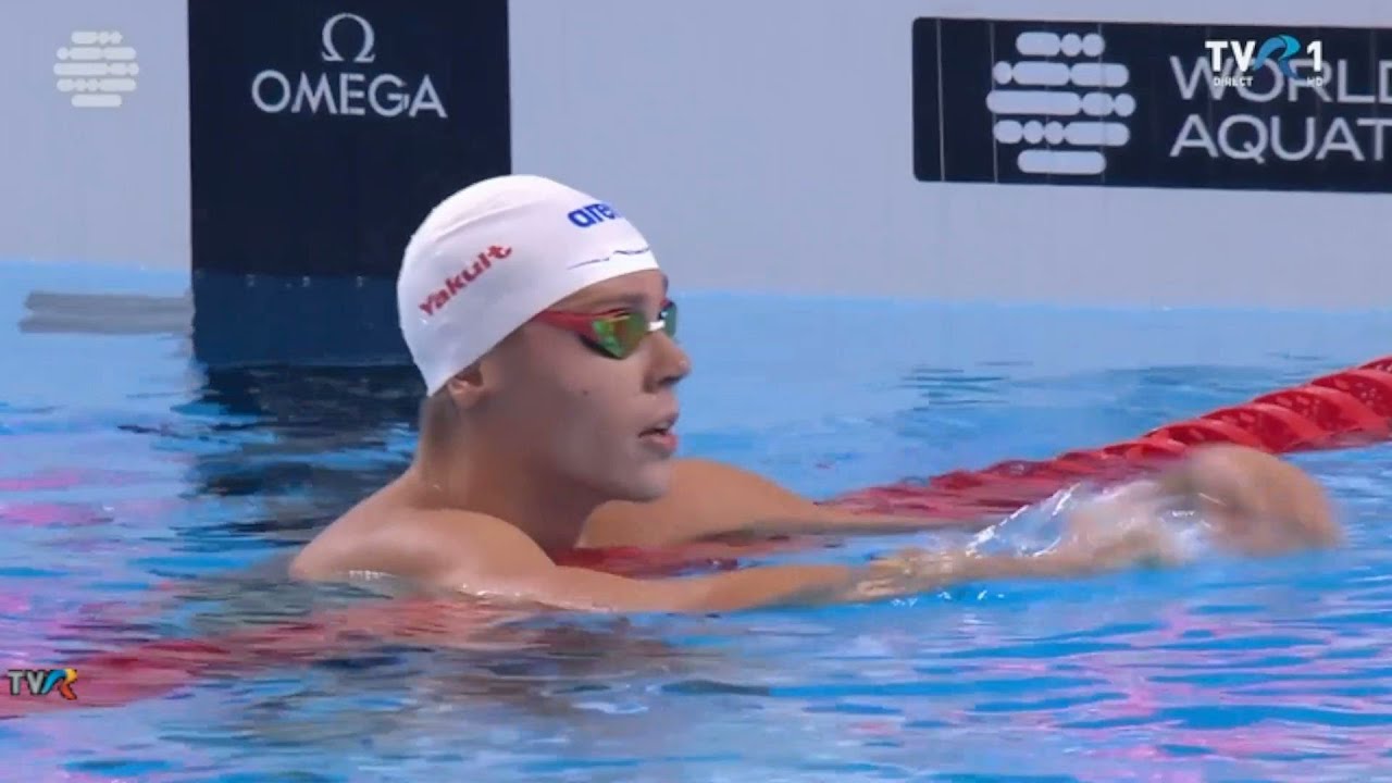 David Popovici s-a calificat în finala probei de 100 m liber de la CM de Nataţie 2025