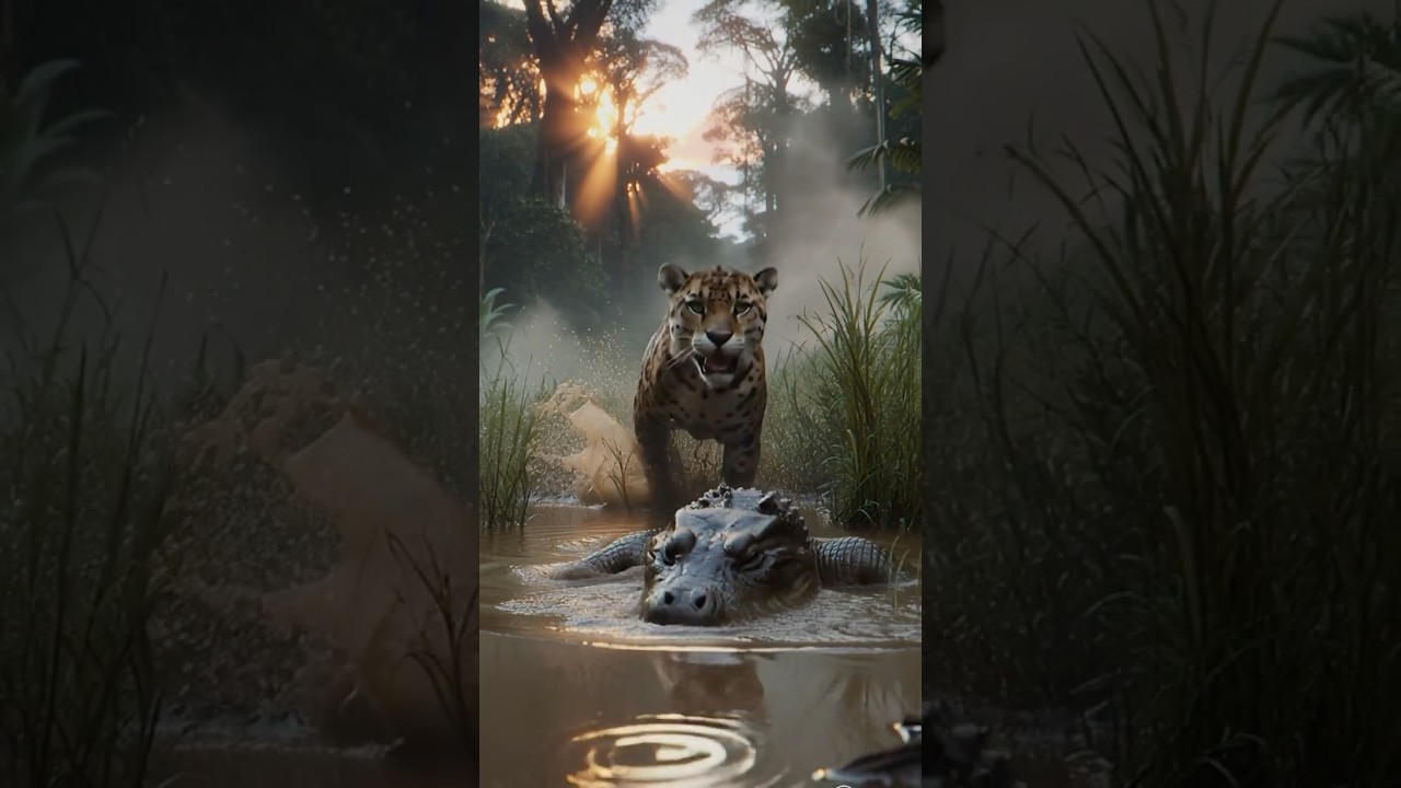 Jaguar’s Brutal River Attack😱 | Jaguar’s Deadly Ambush | 