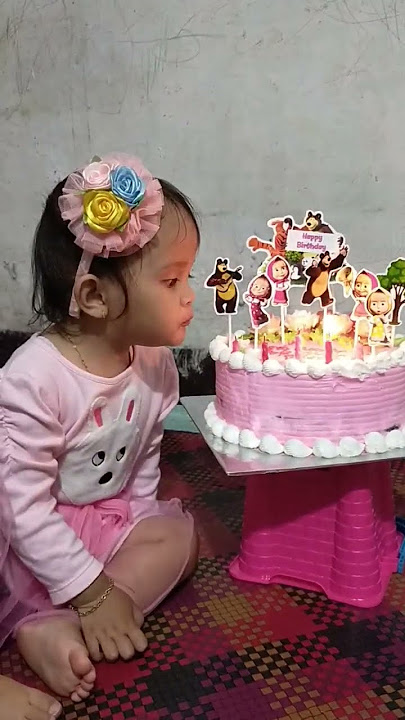 selamat ulang tahun tiup lilin nya 🎂 || MasyaAllah #shorts