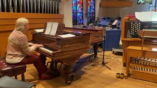 ✝️ How Great Thou Art (sublime version)arr.Lea Hughes/Rose, Benita Rose-pianist at Communion