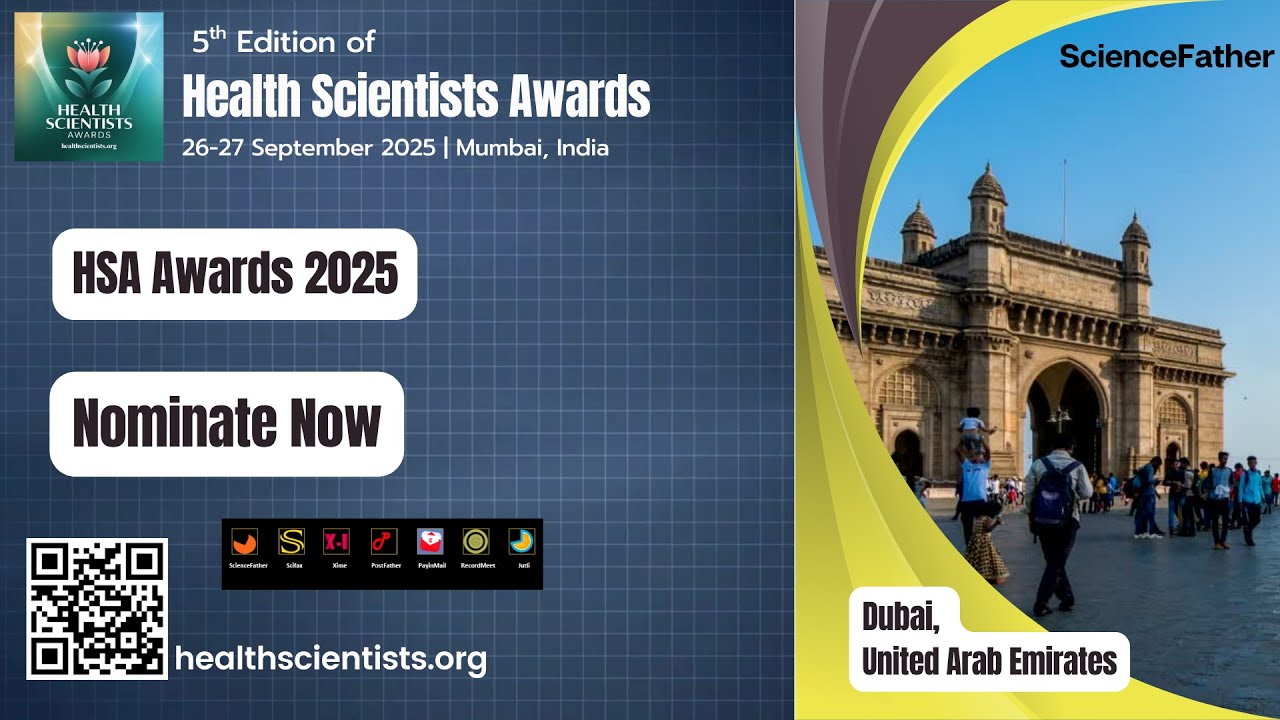 5th Edition of Health Scientists Awards| 26-27 September 2025 | Mumbai, India #ScienceFather