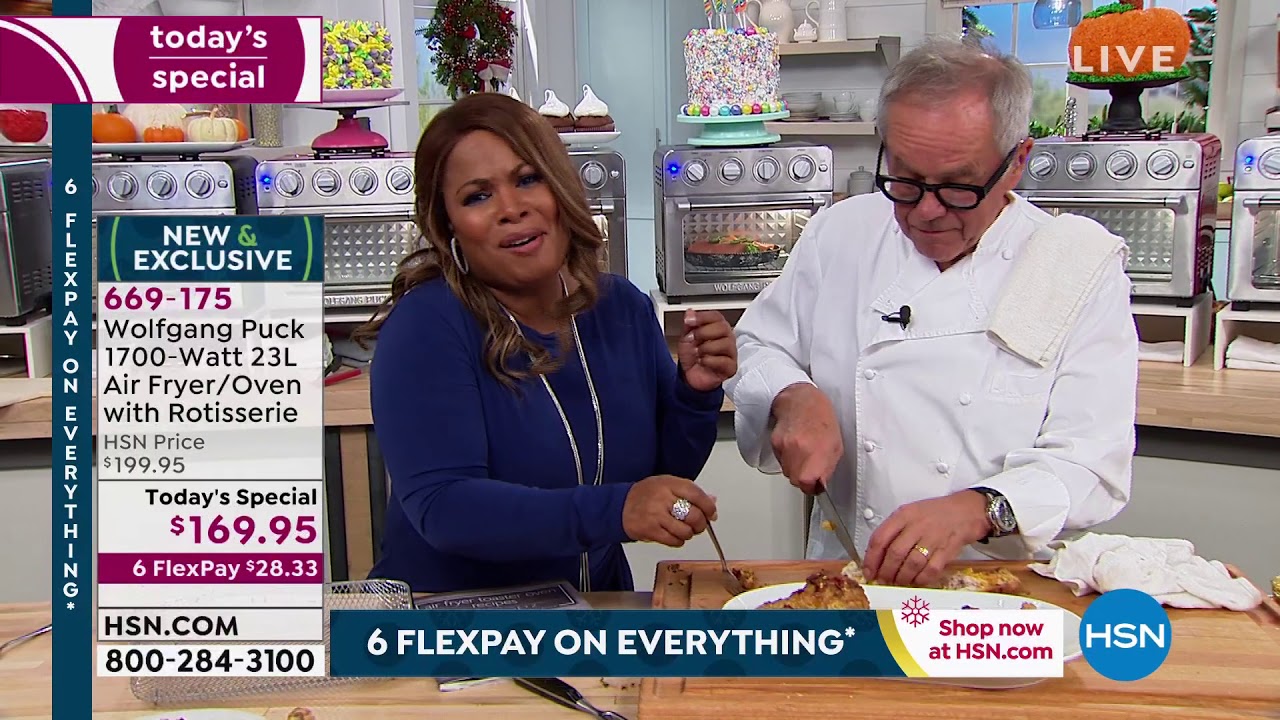 Wolfgang Puck 1700Watt 23Liter Air Fryer/Oven with Rotis... YouTube