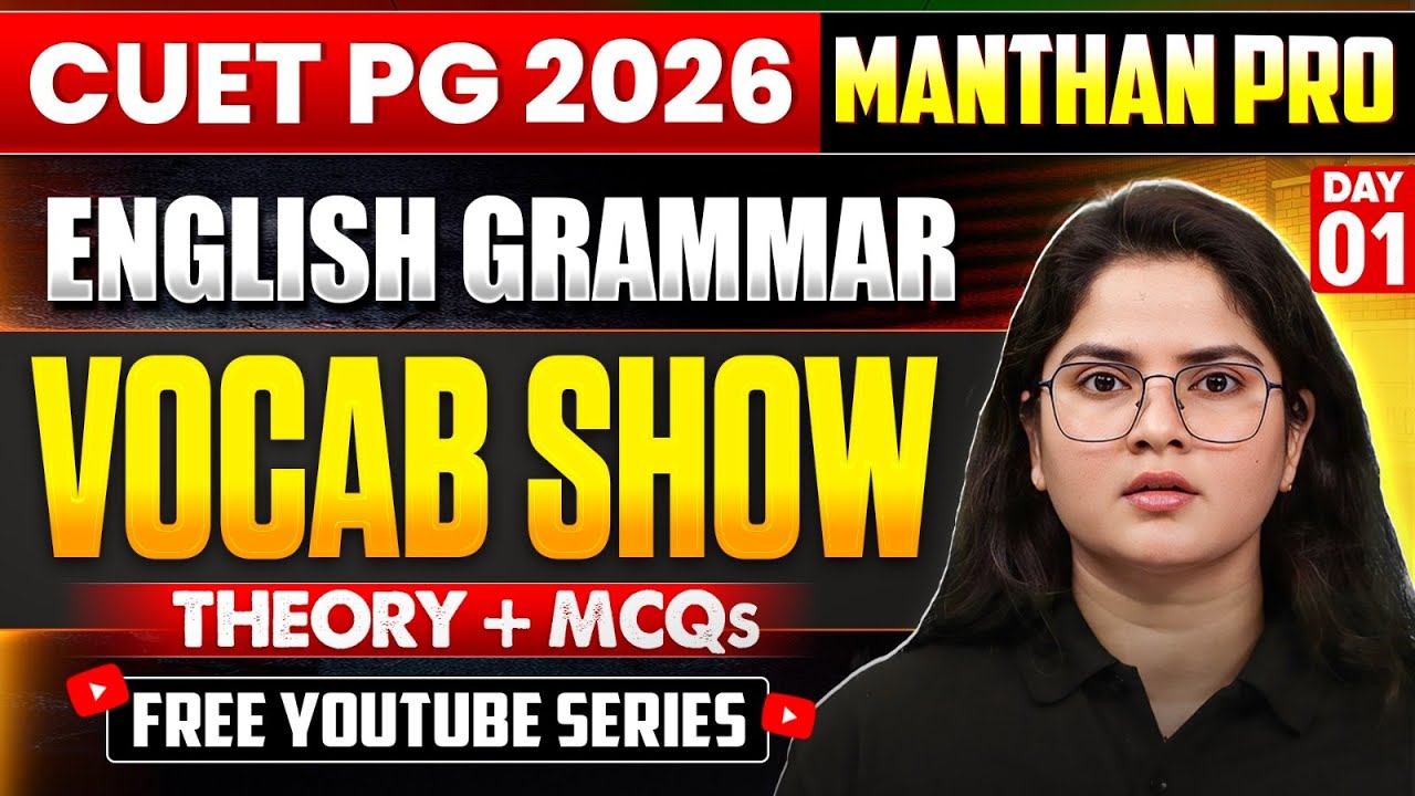 CUET PG MBA COQP12 English Grammar 2026 | NIMCET MCA | Vocab Challenge ...
