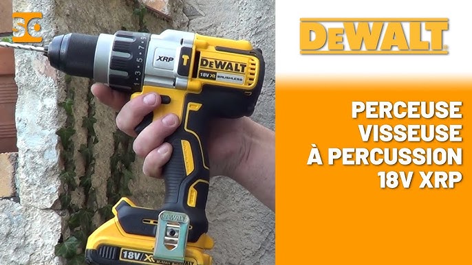 Perceuse visseuse sans fil DEWALT 18 V 4 Ah, 2 batteries DualRun  DCD709MDR-QW