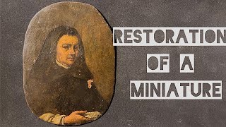 Реставрация От и До миниатюрного портрета XVII века.