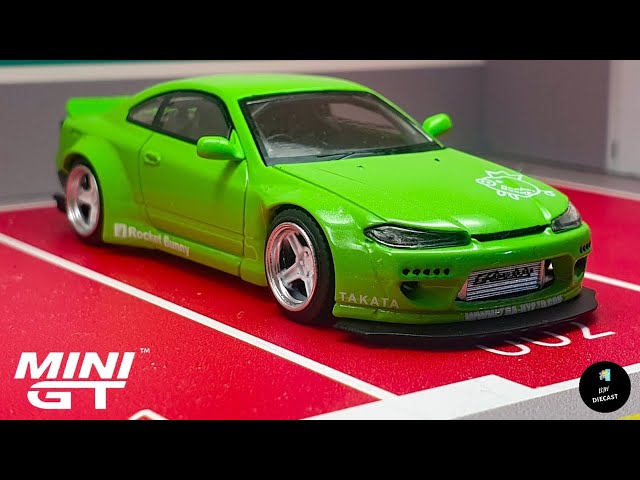 ミニカー MiniGT S15 Green Rocket Bunny MINIGT.com – Welcome to the World of 1:64!