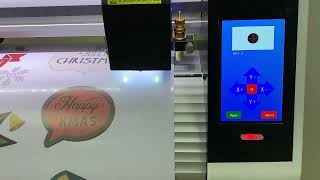 Teneth cutting plotter with full touch screen and ccd camera