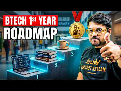 B.Tech 1 Year Complete Roadmap 2026 | Skills, Internships & Projects | Harsh sir