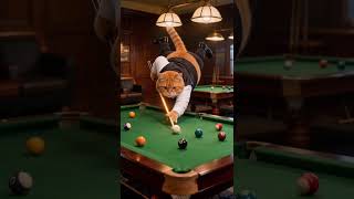 AI Master's One-Touch Table Clearing: Orange Kitty's Fun Show