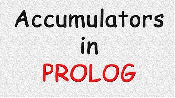 Accumulators in PROLOG