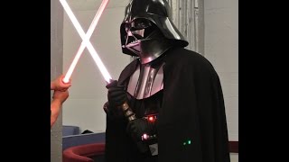 NoVader - Final Custom Vader Vocal Changer Electronics (SaberCombat.Com)
http://www.sabercombat.com
Final testing of my real-time Vader Vocals for the NoVader costume.
Changed the speaker since the last test. Always intended to use one of my old desktop style speakers, so... here it is! Cost for me? $0.00.
This is a feasible real-time alteration to my vocal, but also clearly does NOT break the bank, as... there is *NO* way I can afford to throw $100+ at this particular aspect of the costume.
Especially since... the entire costume only cost me around $450-$550 (including all alterations, LED upgrades, sound work, electronics, mask paint, fans, lift boots, mounting, etc.)
Enjoy!
For the live Old Obi-Wan vs. Vader re-creation (EP IV):
https://www.youtube.com/watch?v=3hSlSf2ULSg
For more information on how my Vader costume looks and sounds:
https://www.youtube.com/watch?v=2F210s1v0gA
For a quick performance with me fighting as Vader:
https://www.youtube.com/watch?v=43F7jtPn9Zo NoVader - Final Custom Vader Vocal Changer Electronics (SaberCombat.Com)