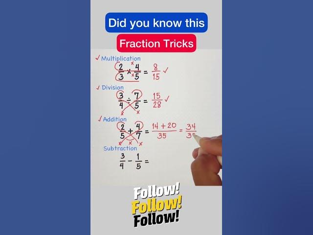 Did you know this Fraction Tricks #math #mathematics #mathstricks #maths #mathhacks