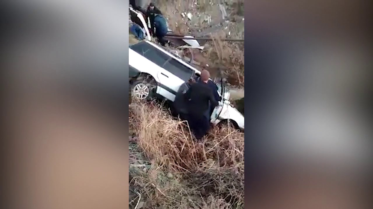 В хунзахе упала машина В хунзахе упала машина