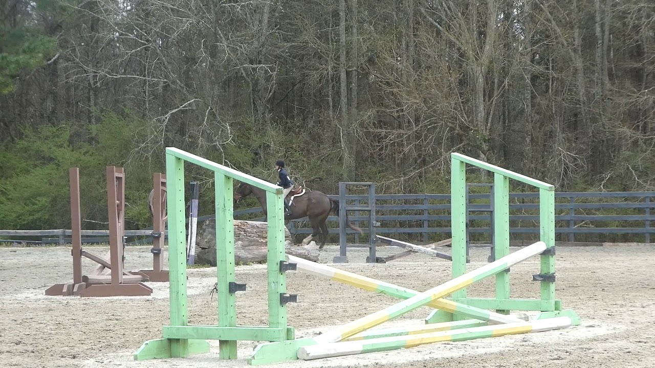 Skylar 1st cross rails competition 2nd place - YouTube