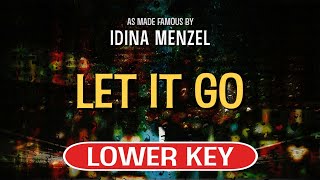 Let It Go (Karaoke Lower Key) - Idina Menzel chords