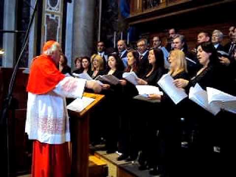 Cardinal Bartolucci Conducts in St. Peter's Basilica