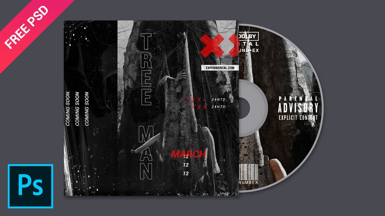 How to Create Cover DVD Blacky Froyonion  - Tutorial Photoshop CC 2020