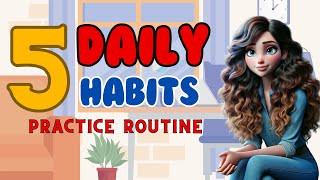 Improve Your English | 5 Daily Habits To Practice Routine | English Listening Skills English Mastery