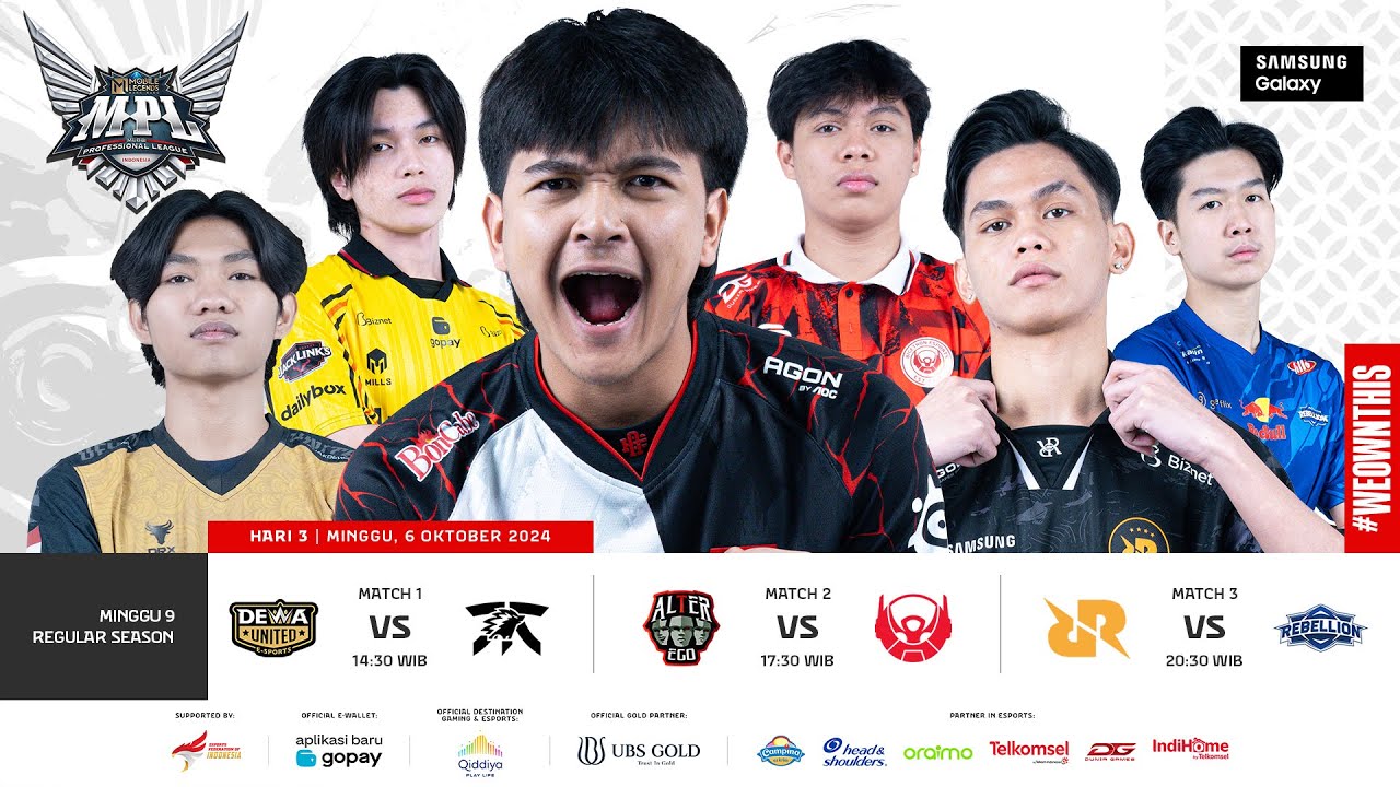 🔴 LIVE | MPL ID S14 | Regular Season Hari 3 Minggu 9 | Bahasa Indonesia