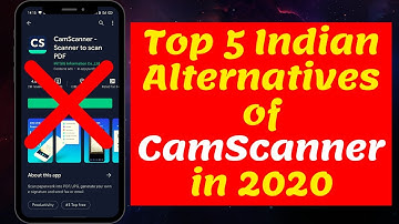 Top 5 Free Indian Scanner Apps for Android | CamScanner Alternatives in 2020 | #banchineseapp