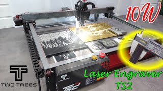 Brand new TwoTrees TS2 - 10W Optical Power with autofocus and Large Work Area 450x450 mm
Brand new TwoTrees TS2 Laser cutter / engraver - 10W optical power with autofocus and large work area 450x450 mm “Endless possibilities for DIY creations”
Purchase links: TwoTrees : https://s.zbanx.com/r/dpYJkJYHqPpP
TwoTrees TS2 Laser Engraver: https://s.zbanx.com/r/yeAE8xdoKdhh
Activity 1 (ONLY 50 Units): Buy TS2 to get engraving materials+Y-axis Rotary+svg gift package
coupon code: GCW6CSGN9XE9
TwoTrees Official Website :
Rotary Attachment For Laser Engraver: https://shrsl.com/3ngoi
Honeycomb Workbench Table: https://shrsl.com/3ngok
Air Assist Kit 30L: https://shrsl.com/3ngon
10W Laser Power - Unique and advanced technology to combine lasers from two 5W diodes into 10W output.
Compressed Spot Technology - Advanced LD+FAC+C-lens technology provides a cutting accuracy up to 0.01mm, and get much cleaner, thinner, smoother, deeper cuts.
Smart Auto Focus Design - The Z-axis rising height is set via a custom button in the software and the focus is automatically adjusted for laser engraving and cutting.
450x450mm Large Size -The large laser enables users to work easily on a baseball bat, skateboard, or object of larger size.
8mm Cutting Thickness - The compressed 0.08mm laser spot enables to cut through 8mm Plywood easily with a single cut.
APP mobile phone operation: MKSlaser in the app store, you can log in to use it, and control the engraving and cutting as you like.
Support Offline Engraving - Built-in ESP32-DOWD-V3 chip, 32-bit LX6 microprocessor, high-speed dicing, support LaserGRBL, and LightBurn software.The motherboard automatically connects to WiFi via its onboard technology.
Top-Notch Safety Design - Design with a flame detector, fire alarm, smart auto power-off function, and protection cover for maximized safety.The machine stops working immediately after pressing the red emergency stop button and would restart unless you rotate the switch in the clockwise direction.
Active Stop Function Prevents Accidental Light Output - The laser head would automatically turn off when the machine is tilted at an angle of more than 15° (tilted, flipped, or dropped) by a gyroscope. It will increase the safety of the machine.
Skip Ahead
0:00 - Intro
0:43 – Unbox
1:12 – Assembly
3:26 – Software install
3:56 – Auto Focusing
4:09 – Engraveing on Slate
4:33 - App support MKSlaser
5:14– Engraveing on Stainless steel
5:48– Engraveing on Canvas
6:28 - Cutting 18,4 mm Spurce Wood
7:00 - Cutting 3mm Black Acrylic
7:38 - Engraving on Plywood
8:45 - Product Parameters
f you like my work, you could support me:
https://www.buymeacoffee.com/kukomio
https://paypal.me/kukomio1?country.x=SK&locale.x=sk_SK Brand new TwoTrees TS2 - 10W Optical Power with autofocus and Large Work Area 450x450 mm