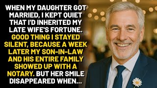 When My Daughter Married, I Didn’t Mention I Inherited My Wife's Fortune — Thank God I Didn’t…