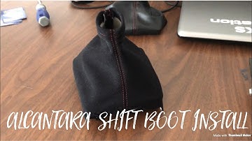 2017 WRX: Alcantara Shift Boot Install | Subaru WRX 2015 2016 2017 2018