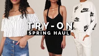 HUGE SPRING TRY ON HAUL 2018 ➟ F21, Zara, H&M, More!