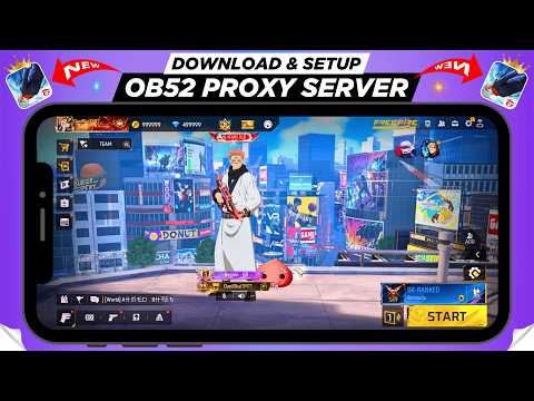 How To Download & Setup Free Fire Ob52 New Proxy Server | Vip Proxy Server Free Fire  (2026)