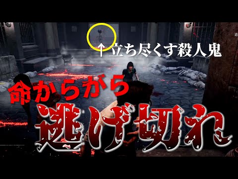 【DBD】やべーキラーから遂に逃げ切りました【デッドバイデイライト】