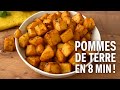 Les meilleures pommes de terre croustillantes en 8 min ! 🥔🔥