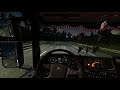Euro Truck Simulator 2 Multiplayer TIMELAPSE - From Stuttgart to Göteborg 1400km