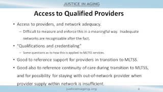 Pennsylvania s MLTSS Proposal Key Considerations for Advocates