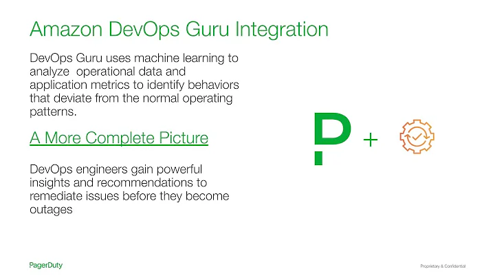 PagerDuty DevOps Guru Integration & Configuration Setup
