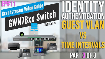 Video Guides-Identity Authentication [PT 3-Guest VLAN & 802.1x Time Intervals]-GWN780x Series - Ep11