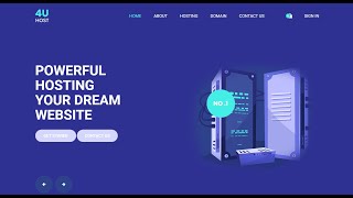 4Uhost Website Template - Free Download Easy Customization