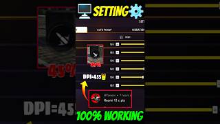 Best Settings ⚙️🔥 Free Fire 2025 Redmi 13c 📲⚡ Sensitivity Settings Free Fire #whiteff #white444