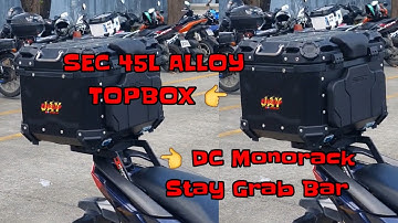 DC Monorack Stay Grab Bar / SEC 45L Alloy Topbox