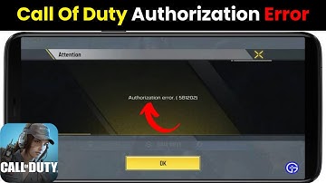 Call of duty authorization error || cod authorization error 2B4294967295/ 5b1202/270fd2018 Fixed