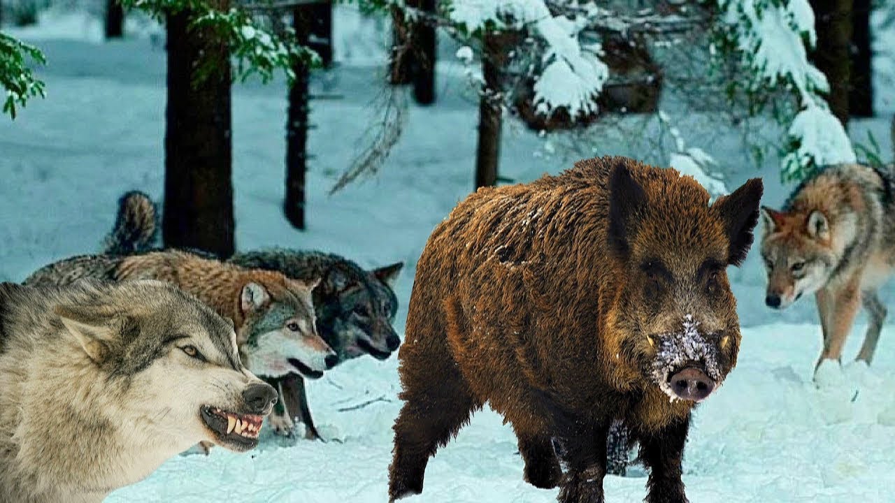 ESTE JABALÍ NO HUYE DE LOS LOBOS, El Feroz peso Pesado del Bosque