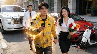 外送員撞千萬豪車欠巨債！入職竟發現冰山女總裁是網戀軟萌甜妹，當場崩潰她卻瘋狂倒追！# 短劇 #甜寵 #逆襲 screenshot 4