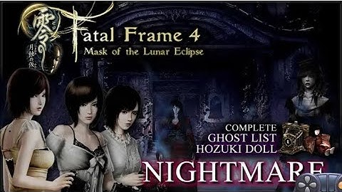 FATAL FRAME 4 MASK OF THE LUNAR ECLIPSE 2023 Gameplay Walkthrough FULL GAME (4K 60FPS) No Commentary